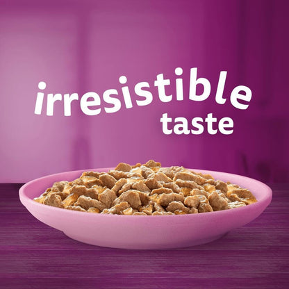 whiskas Junior Poultry Selection in Jelly 84 Pouches, Wet Kitten and Cat Food, Selection of Chicken, Duck, Poultry and Turkey, Megapack (84 x 85 g)