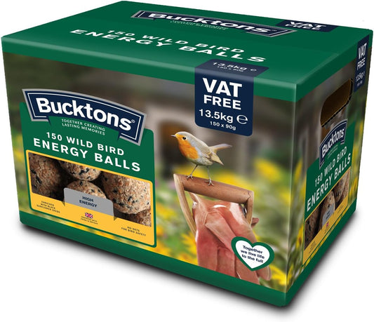 Bucktons Fat/Energy/Suet Balls, Pack of 150, green