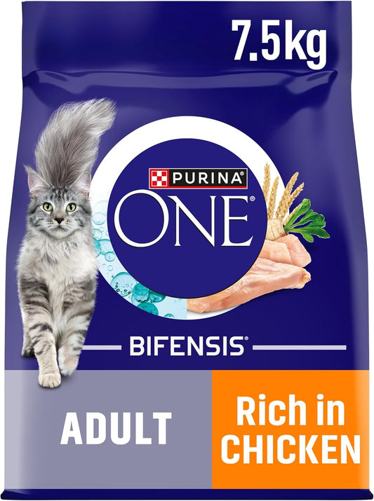 PURINA ONE Bifensis Adult Dry Cat Food Chicken 7.5kg Pack