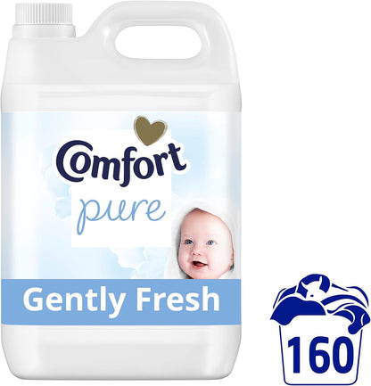 Comfort Pure Sensitive Fabric Conditioner dermatologically tested gentle next to sensitive skin 160 washes (4.8 L)