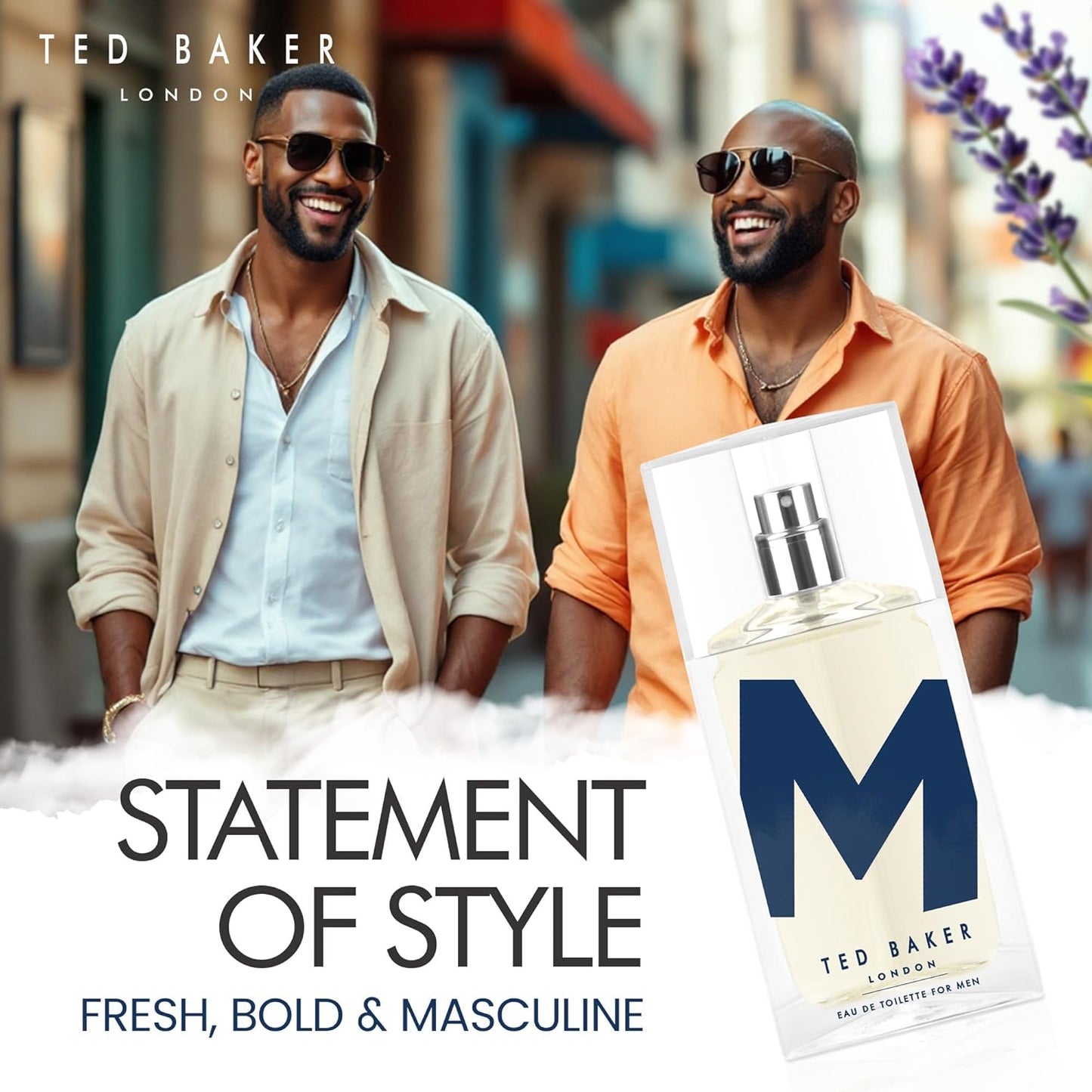 Ted Baker M EDT, Unique Notes of Tonka Bean and Sensual Musk with a Rich Woody Base, Mark of Distinction, Men's Eau de Toilette, 75ml