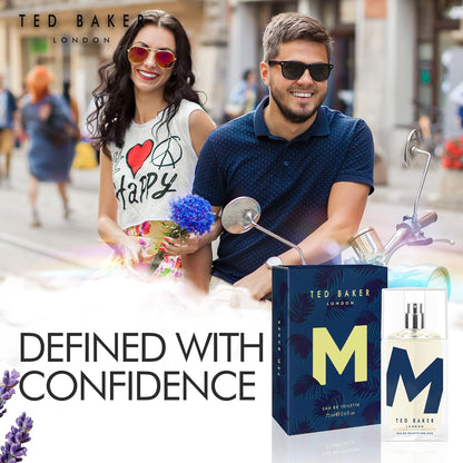 Ted Baker M EDT, Unique Notes of Tonka Bean and Sensual Musk with a Rich Woody Base, Mark of Distinction, Men's Eau de Toilette, 75ml